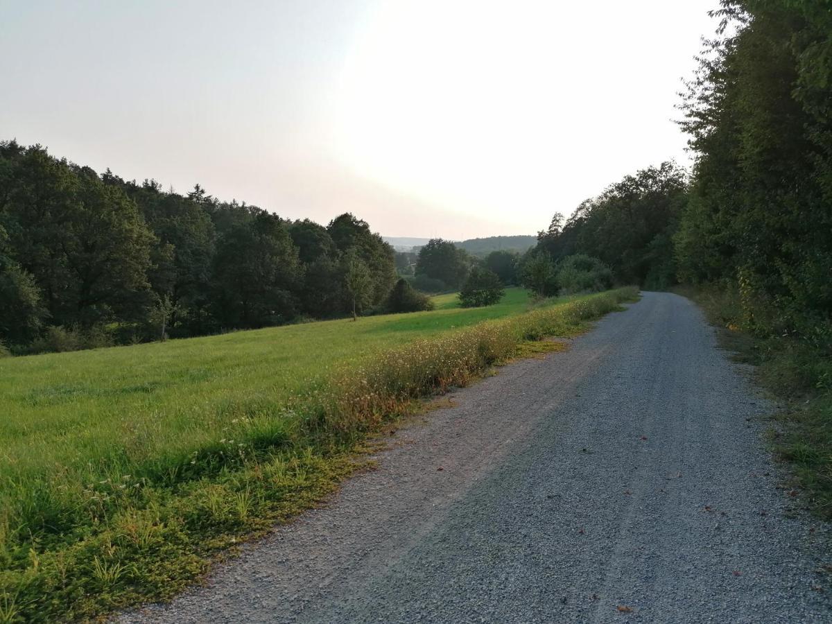 Fewo Haus Hutzelbuck In Idyllisch-Gruner Lage Nahe An アンスバッハ エクステリア 写真